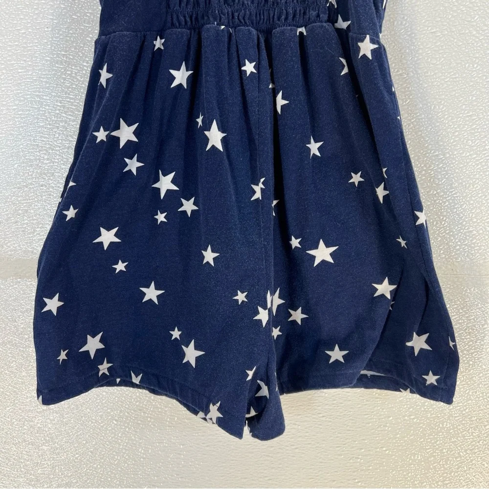 ⭐ Carter’s‎ Girls Romper | Size 10/10A | Navy Stars Red Straps